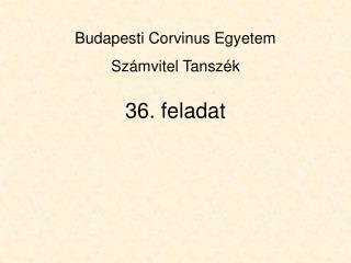 36. feladat