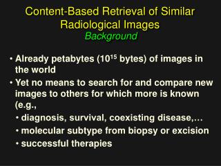 Content-Based Retrieval of Similar Radiological Images