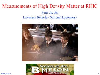 Measurements of High Density Matter at RHIC