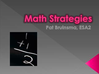 Math Strategies