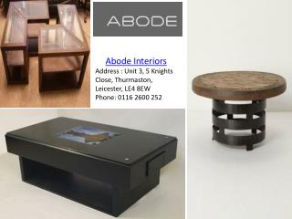 Modern Glass coffee tables - abode-interiors.co.uk