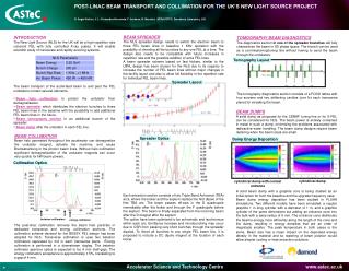 Post-Linac Beam Transport and Collimation for THE UK’s New Light Source project