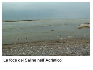 La foce del Saline nell’ Adriatico