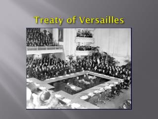 Treaty of Versailles