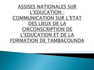 1. Présentation de l’IEF