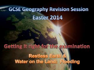 GCSE Geography Revision Session