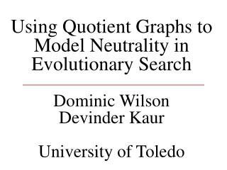 Quotient Models and Graphs: