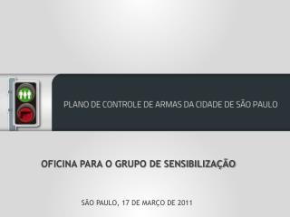 OFICINA PARA O GRUPO DE SENSIBILIZAÇÃO SÃO PAULO, 17 DE MARÇO DE 2011