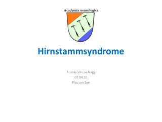 Hirnstammsyndrome