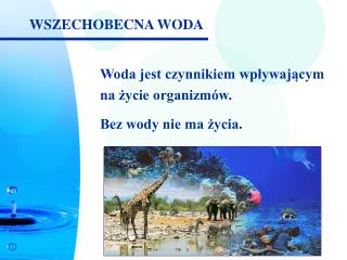 WSZECHOBECNA WODA