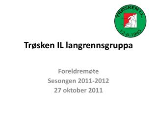 Trøsken IL langrennsgruppa