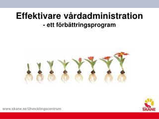 Effektivare vårdadministration - ett förbättringsprogram