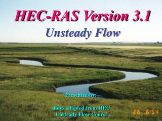 HEC-RAS Version 3.1 Unsteady Flow