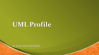 UML Profile