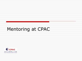 Mentoring at CPAC