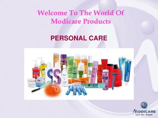 Welcome To The World Of Modicare Products