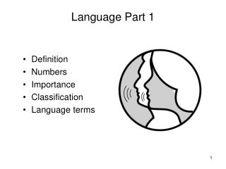 Language Part 1