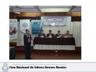 Foro Nacional de Líderes Jóvenes Rurales