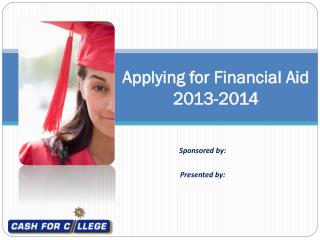 Applying for Financial Aid 2013-2014
