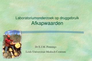 Laboratoriumonderzoek op druggebruik Afkapwaarden