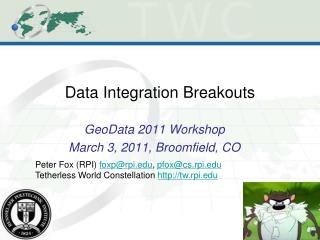 Data Integration Breakouts