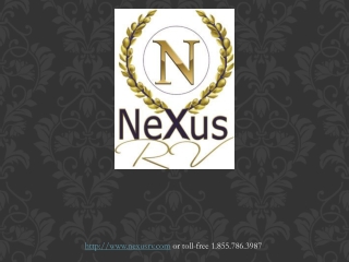 NeXus RV - About Us (Factory Direct Motorhome Manufacturer)