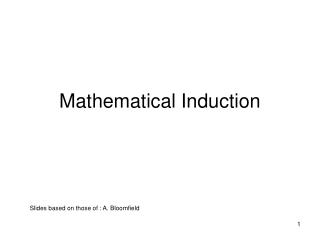 Mathematical Induction