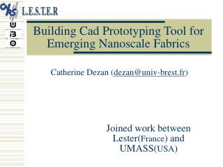 Building Cad Prototyping Tool for Emerging Nanoscale Fabrics