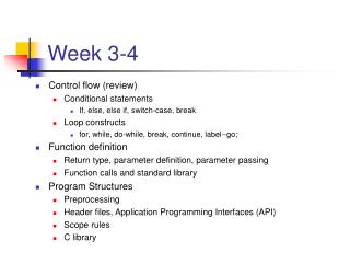 Week 3-4