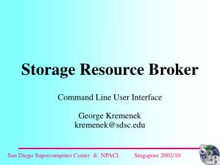 Storage Resource Broker