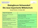 Dialogforum Schwandorf