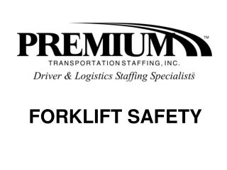 FORKLIFT SAFETY