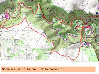 Navacelles – Vissec - La Foux	01 Décembre 2013