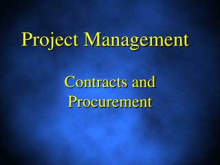 Project Management