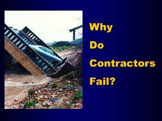 Why Do Contractors Fail?