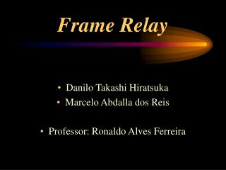 Frame Relay