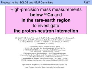 High-precision mass measurements below 48 Ca and in the rare-earth region to investigate