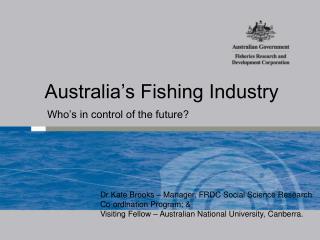 Australia’s Fishing Industry