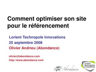 Comment optimiser son site pour le référencement