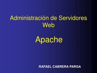 Administración de Servidores Web