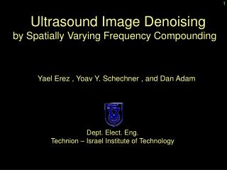 Ultrasound Image Denoising by Spatially Varying Frequency Compounding