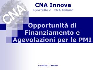 Opportunità di Finanziamento e Agevolazioni per le PMI