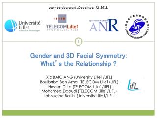 Gender and 3D Facial Symmetry: What ’ s the Relationship ?