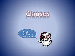 Clauses