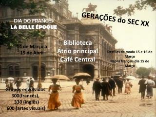 GERAÇÕES do SEC XX