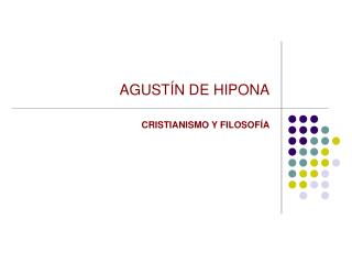 AGUSTÍN DE HIPONA