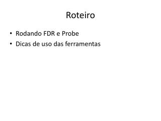 Roteiro