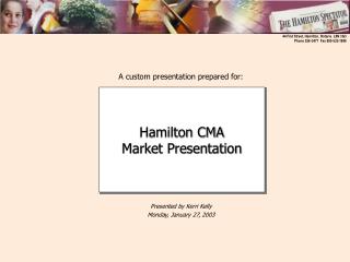 Hamilton CMA Market Presentation