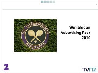 Wimbledon Advertising Pack 2010