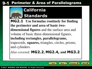 California 	 Standards